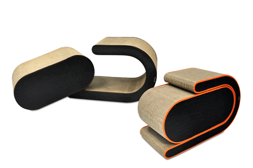 P.L.A.Y's Purr & Pounce Cat Tunnel and Leeloo Cat Scratcher